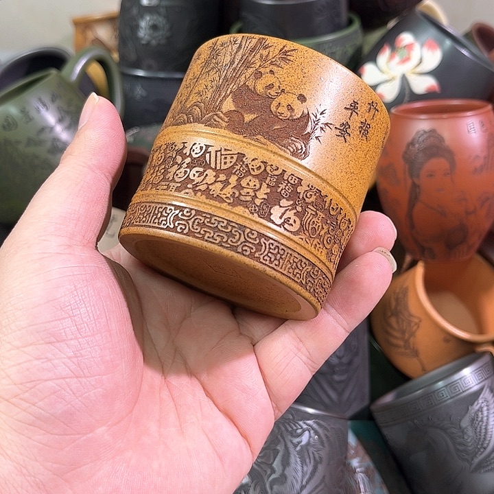 茶杯紫砂全手工紫砂主人杯