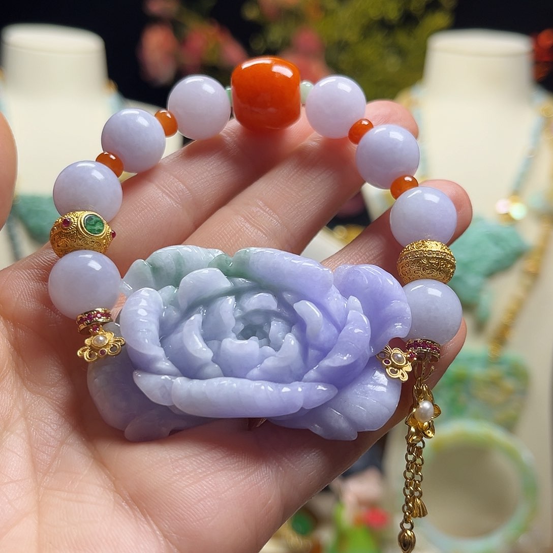 翡翠颈饰未镶嵌天然手链