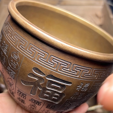 铜制工艺把玩摆件