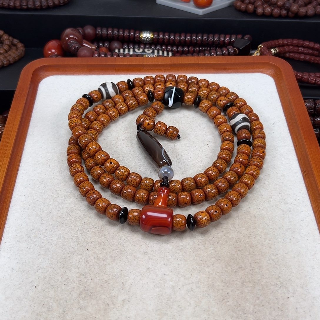 ****星月菩提吊坠星月菩提子