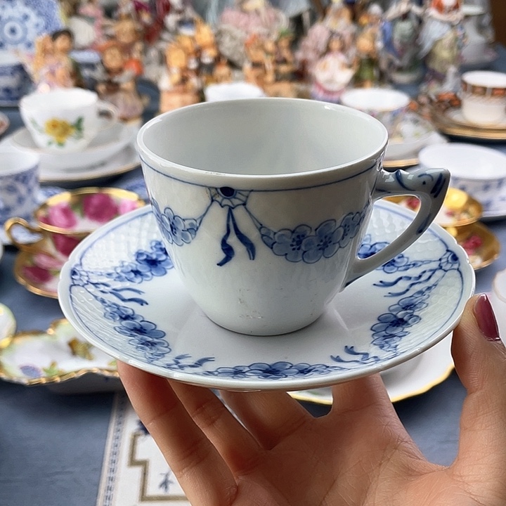 中古欧瓷瓷器小房子