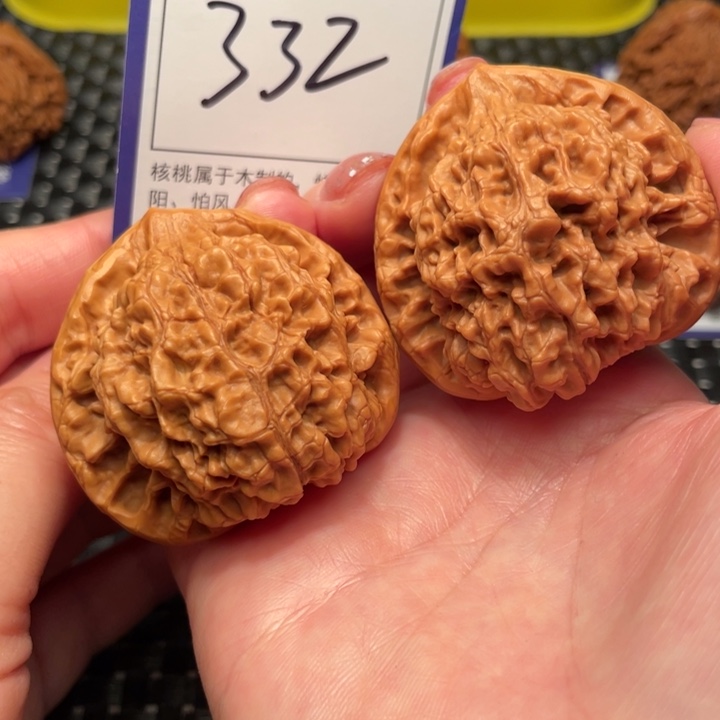 文玩核桃把件47官帽332
