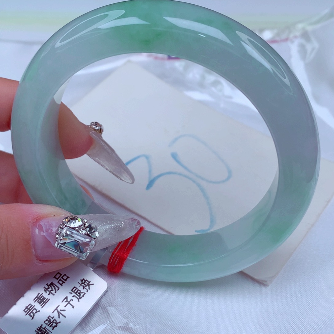 翡翠手镯未镶嵌天然缅甸翡翠A货手镯