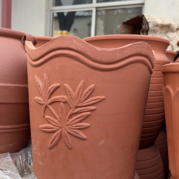 紫砂花盆口31高30宜兴紫砂粗糙正常