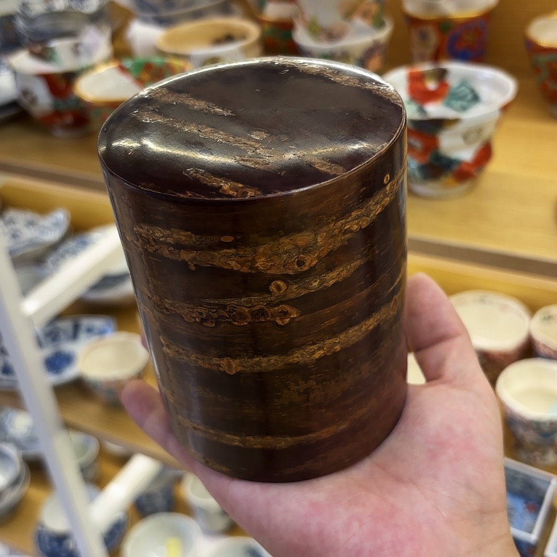 瓷樱皮茶桶 内里防潮 