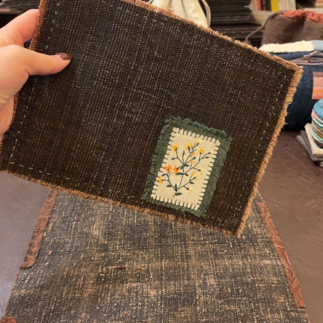 柿染火麻茶席茶席