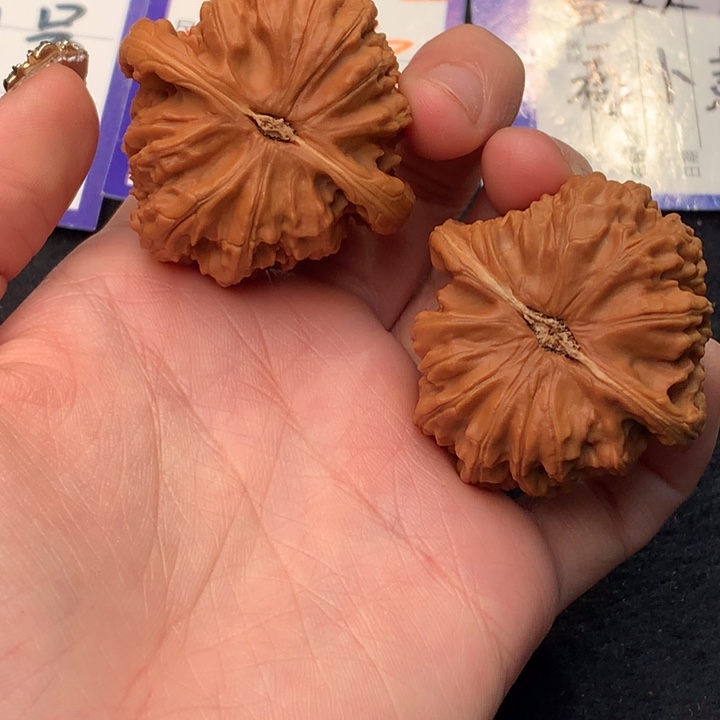 文玩核桃吊坠7号42白狮子