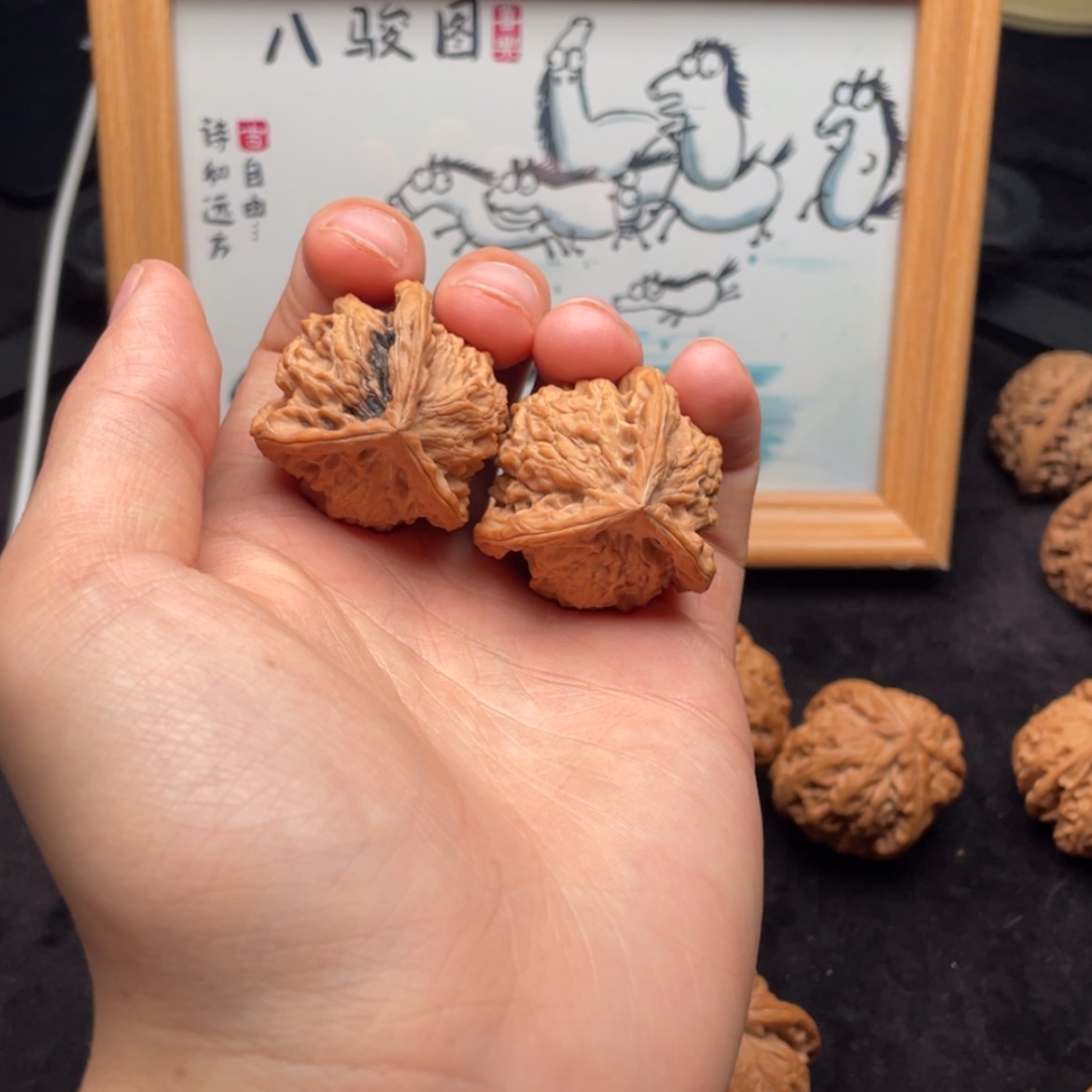 【闪购商品】文玩核桃把件全品盘山