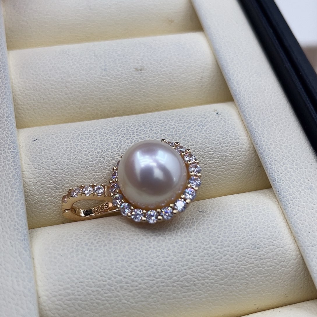 银S925镶嵌海水珍珠颈饰