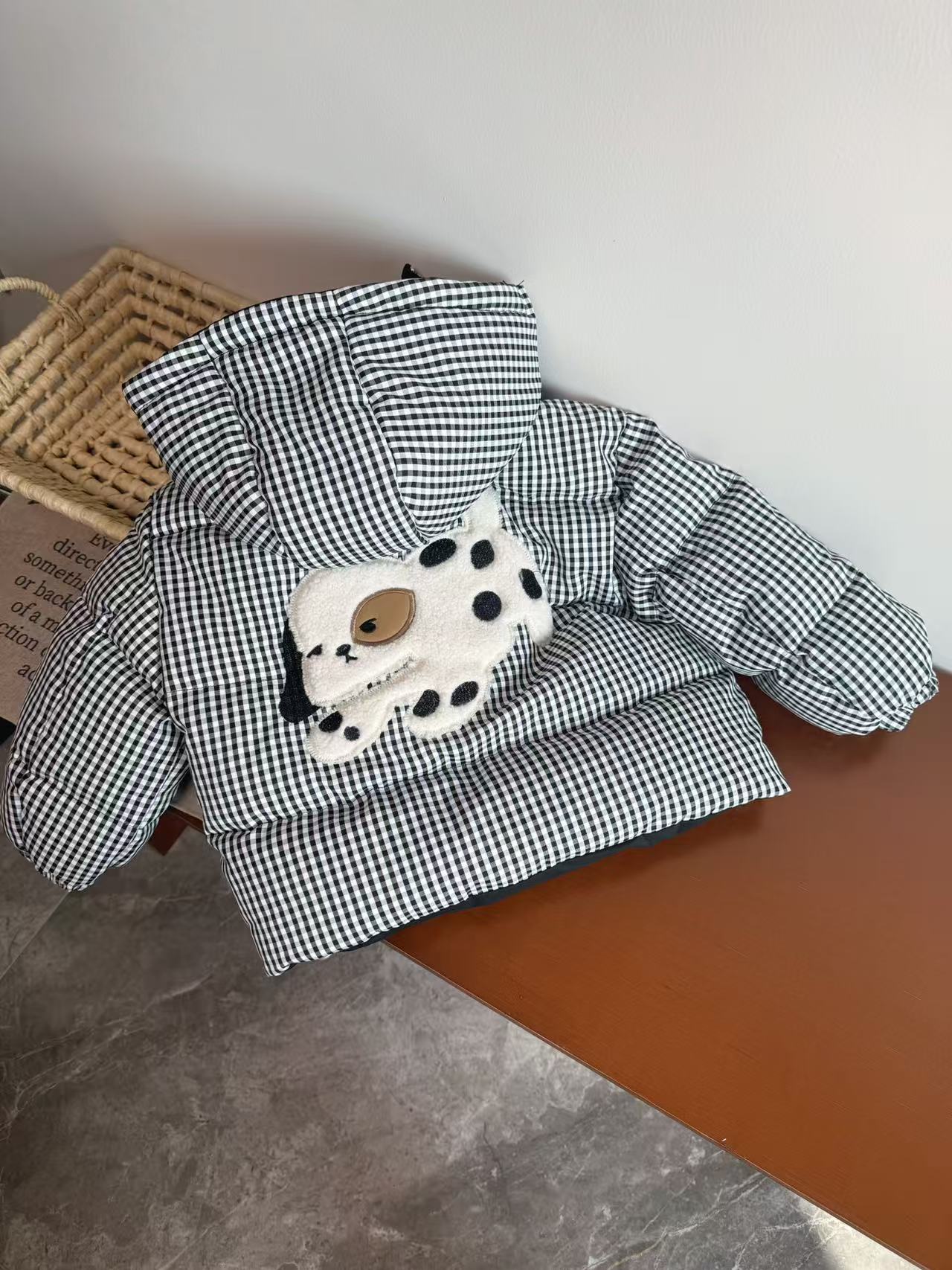 【田】定制儿童小狗两面穿羽绒服