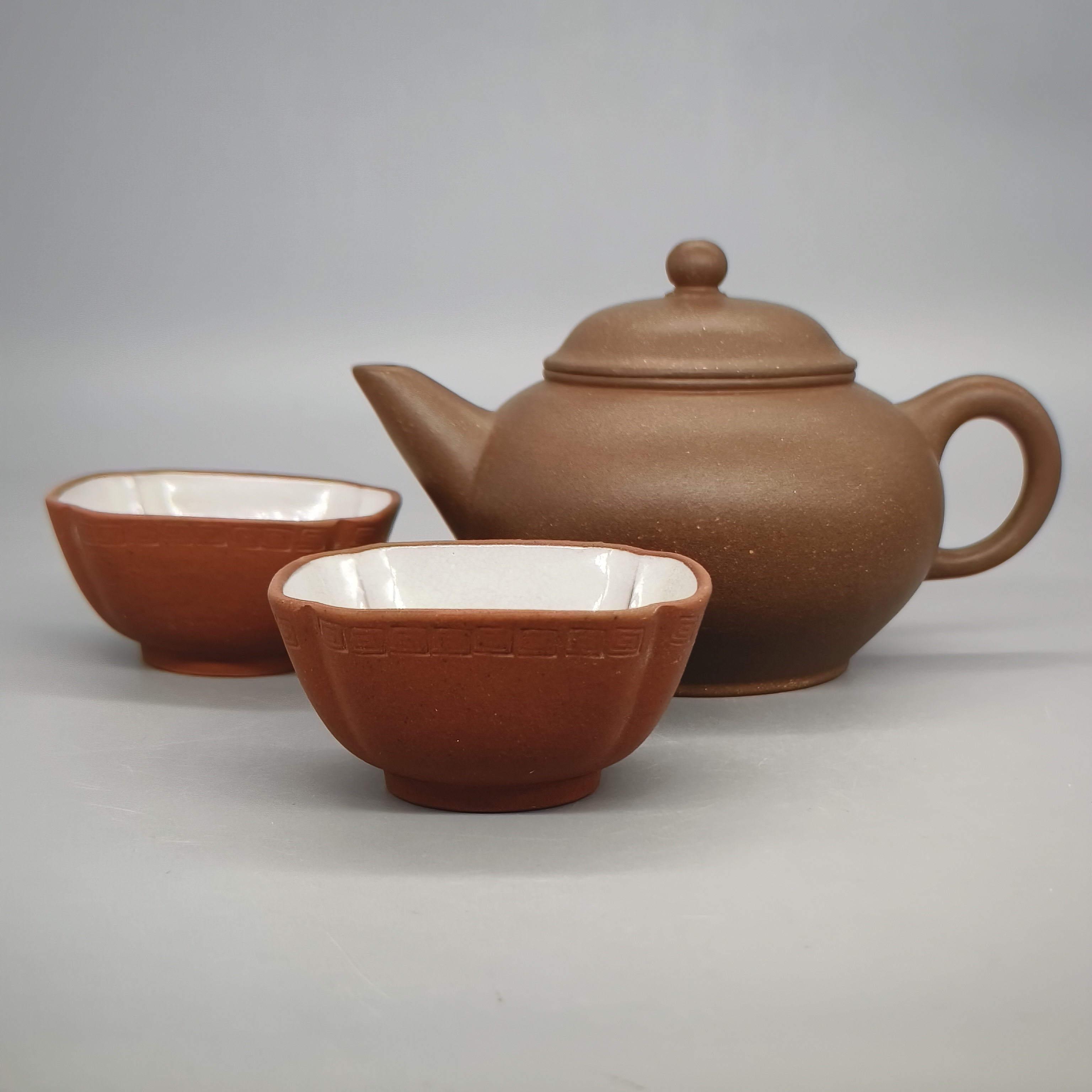 52501053*紫砂仿古厂壶套装/瓷器五/江苏省文物总店