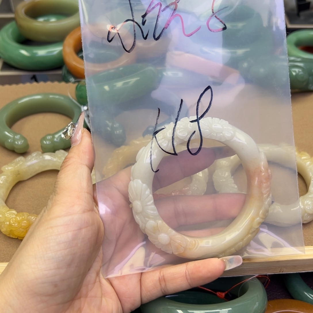 未镶嵌手镯石英岩玉小*子