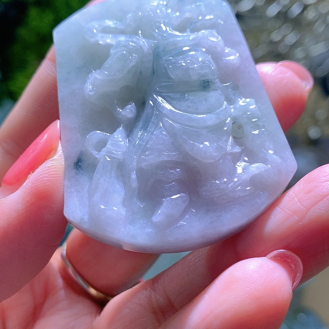 【闪购商品】翡翠未镶嵌颈饰关公