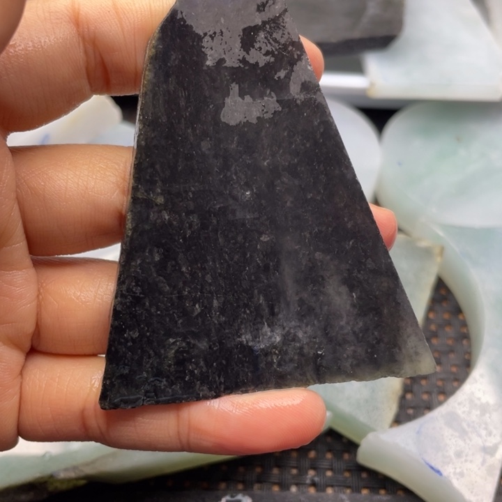 定制翡翠未镶嵌片料定制不退不换