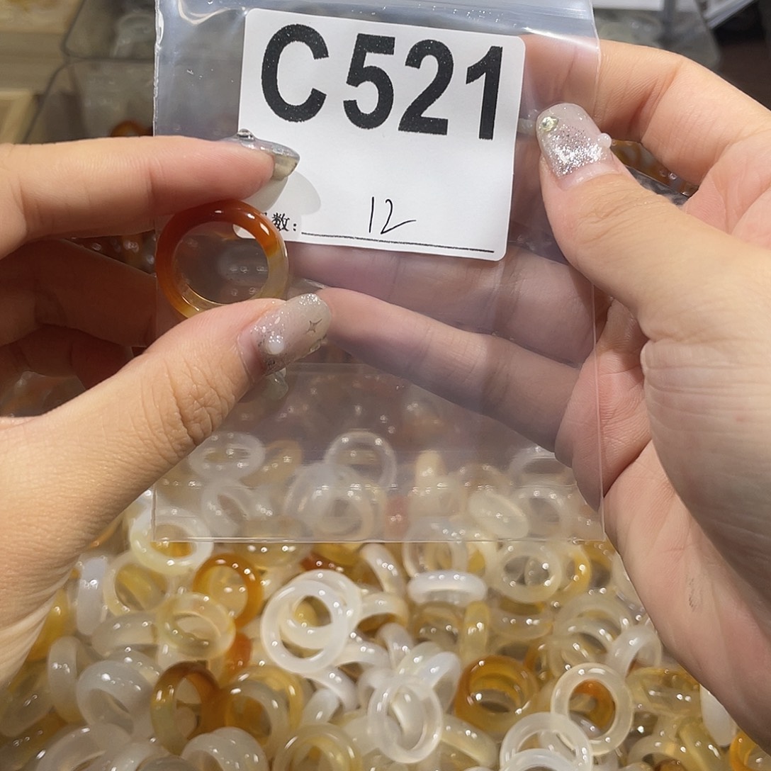 合金戒指玛瑙/玉髓521