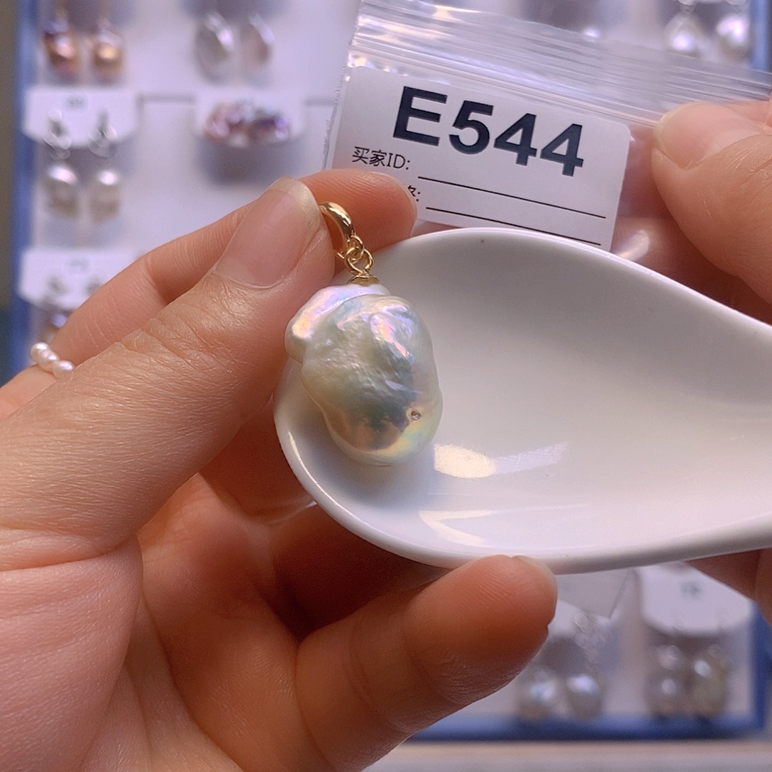 淡水珍珠颈饰银S925镶嵌