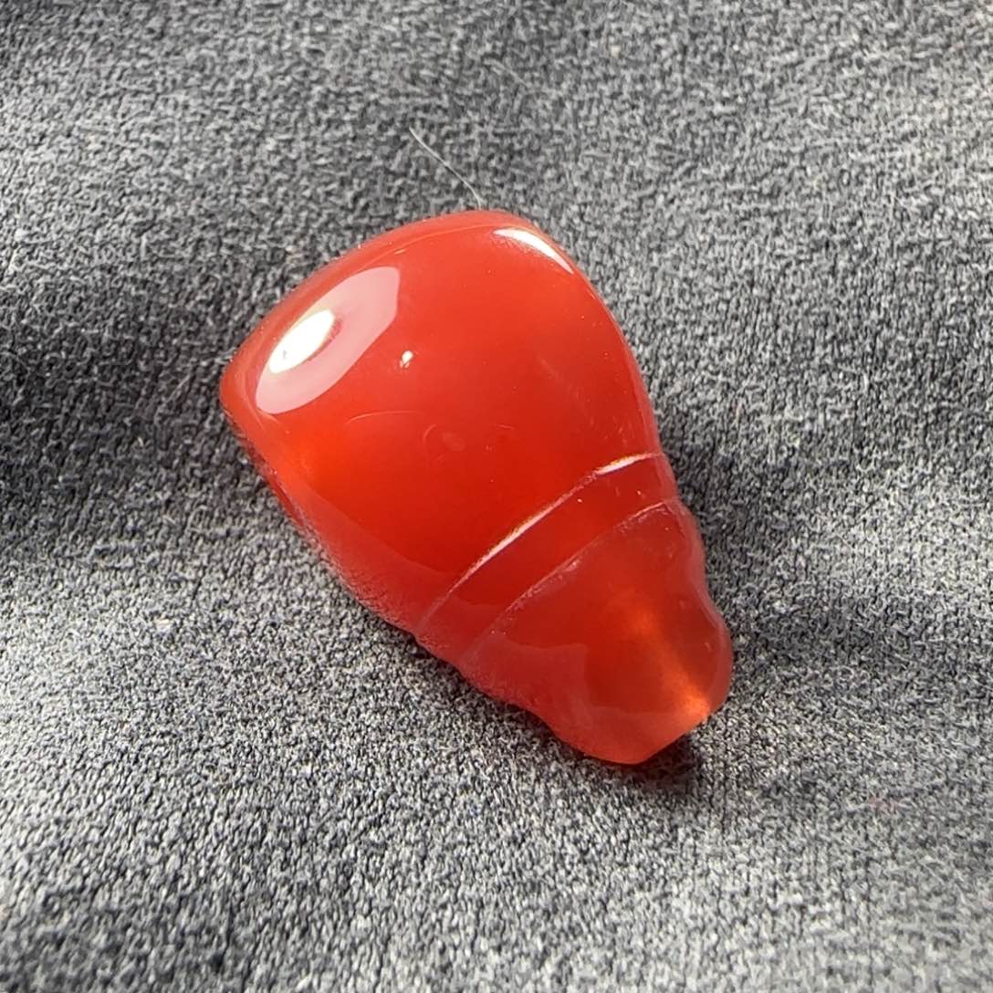 D***星南红玛瑙未镶嵌13三通