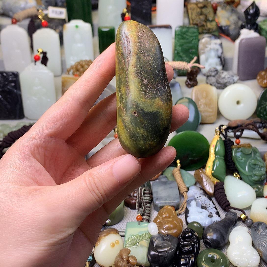 和田玉手串未镶嵌