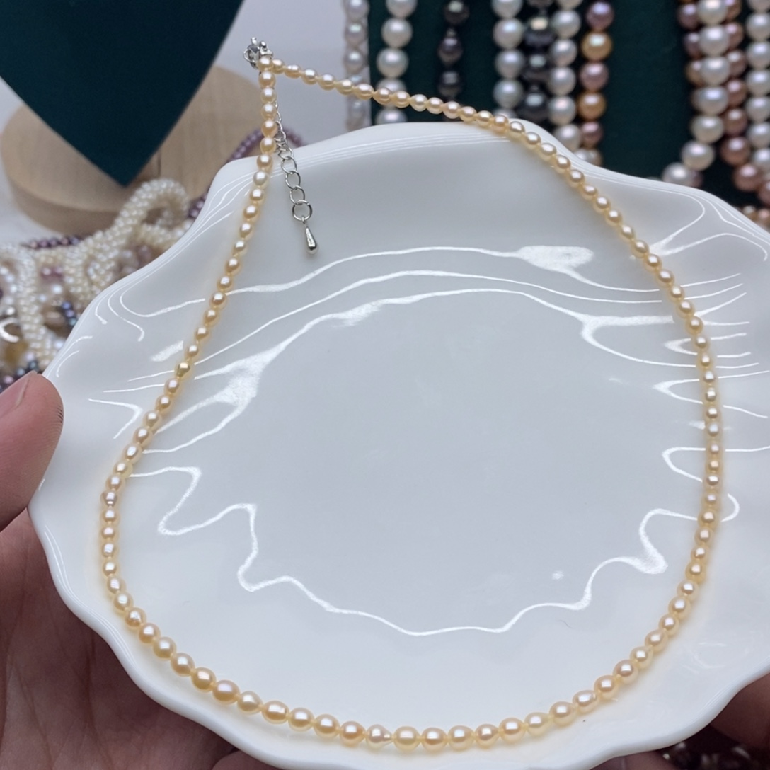 淡水珍珠天然淡水珍珠无人工干预银S925镶嵌10