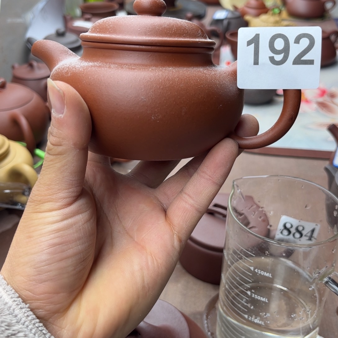 紫砂茶壶小红泥仿古260左右