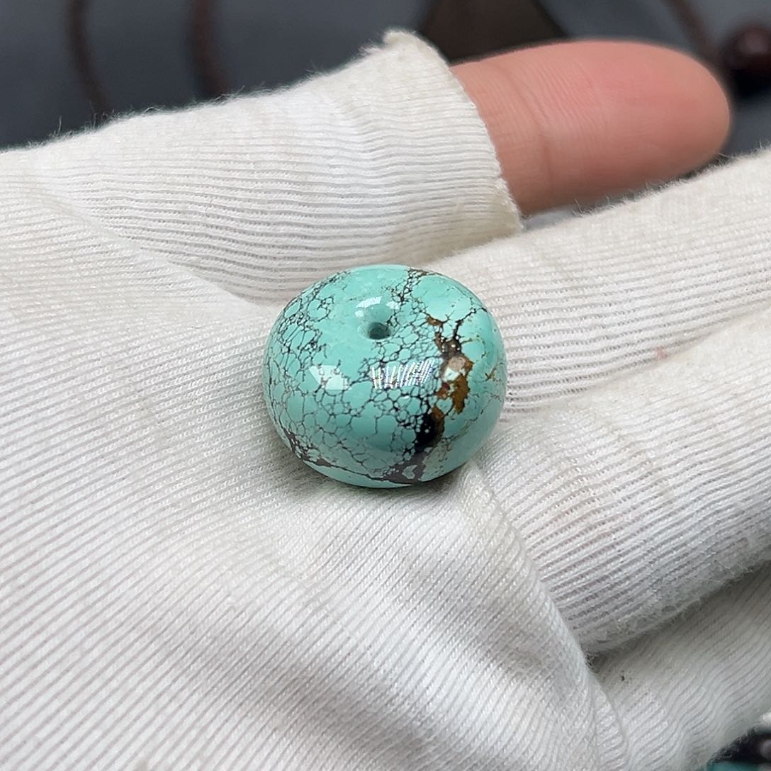 绿松石珠宝奇石未镶嵌天***飞