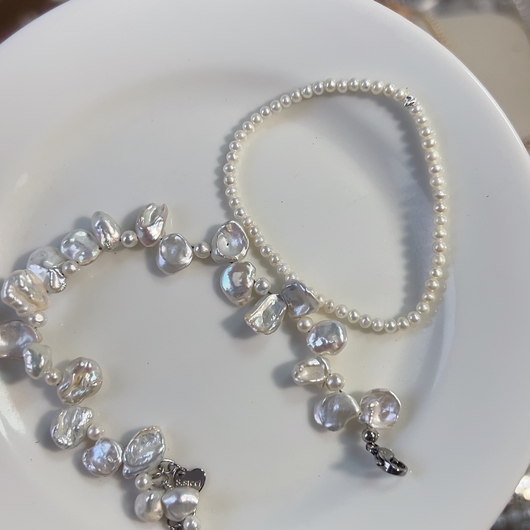 钛钢天然淡水珍珠淡水珍珠