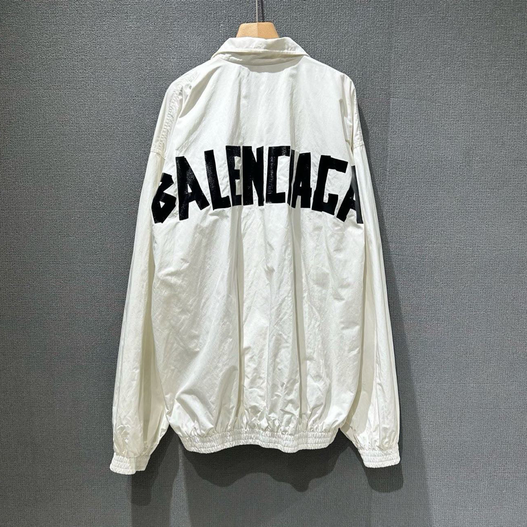 99新 Balenciaga/巴黎世家 美纹纸胶带冲锋衣外套 99新xs码/8773