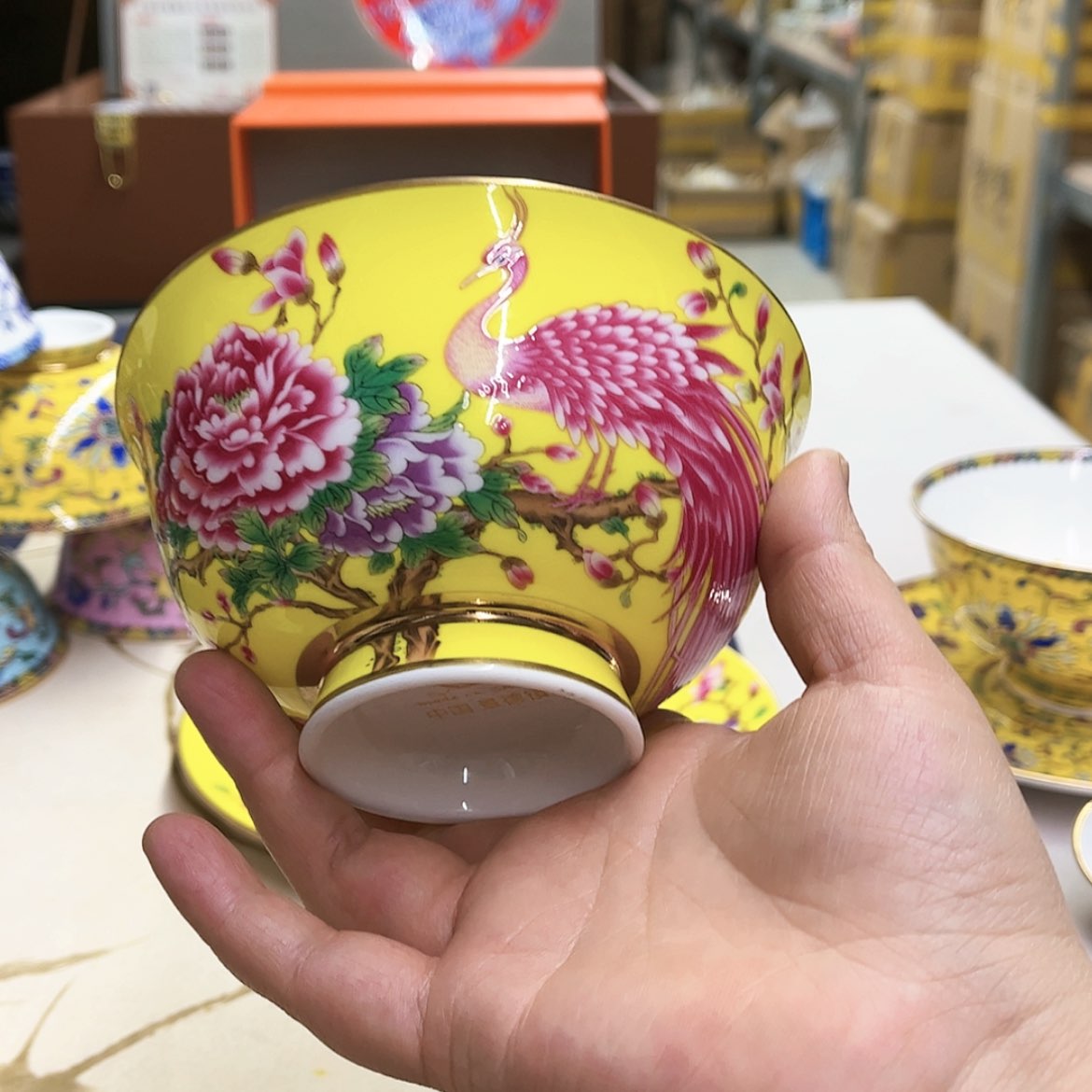 【闪购商品】骨瓷5英寸6黄。。。。。。