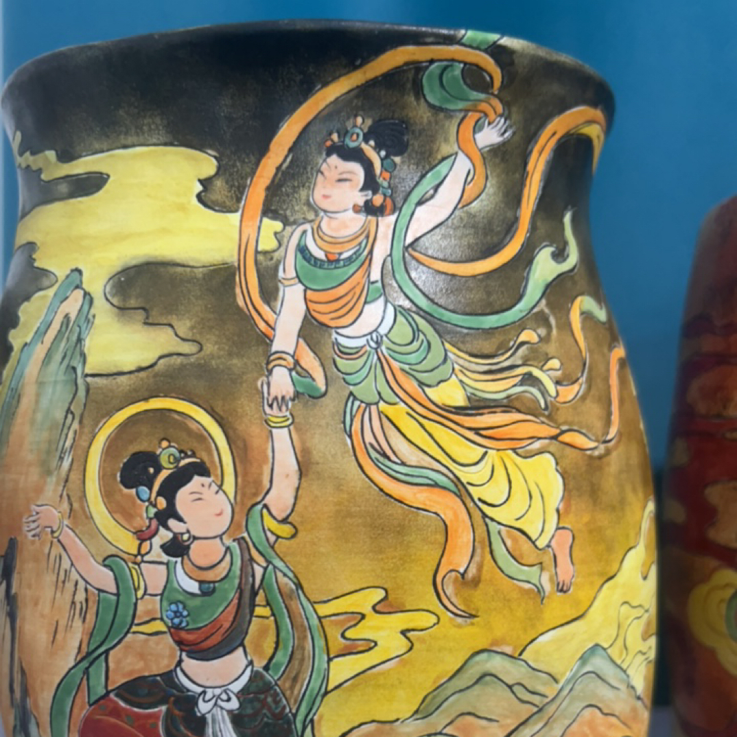 敦煌壁画系列超级美多肉花盆