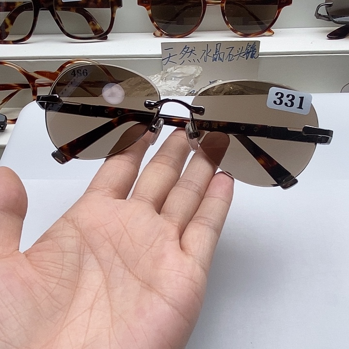 无框款飞行款石头镜