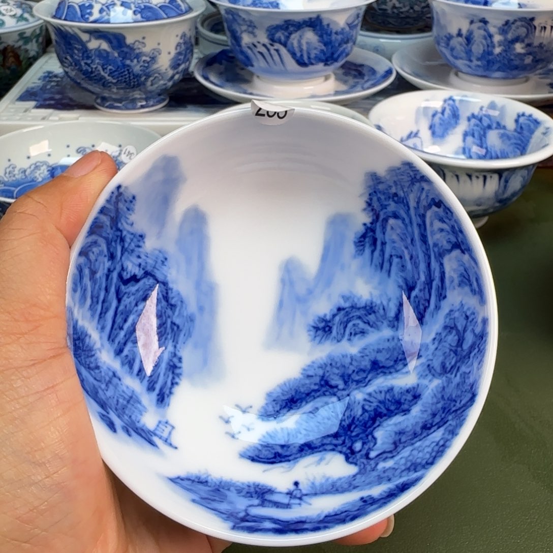 景德镇纯手绘茶具圆圆253