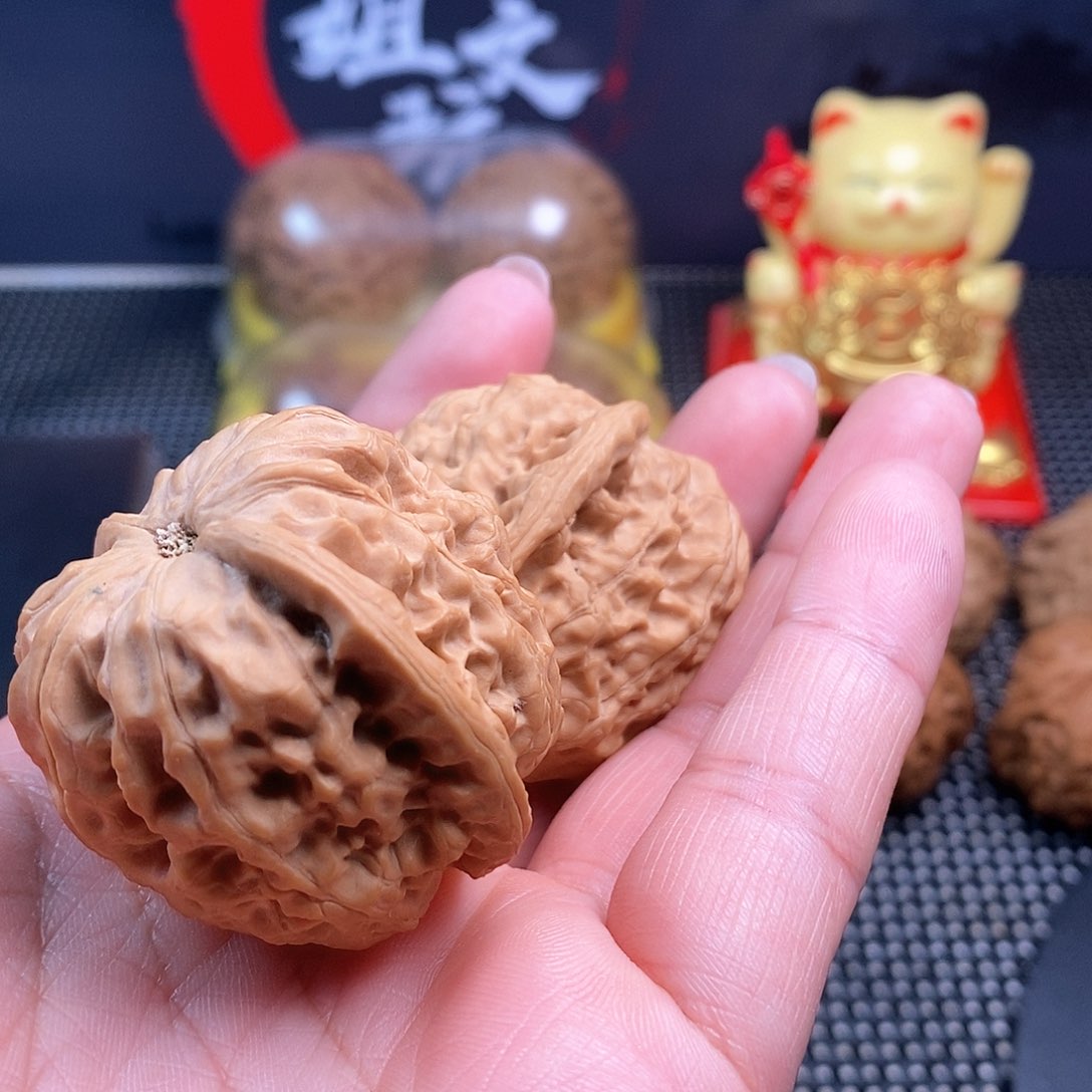 文玩核桃吊坠咕*38尺平古霸王