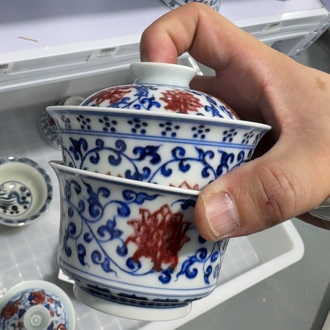 杯瓷言所老曹甄选好瓷瑕疵一组