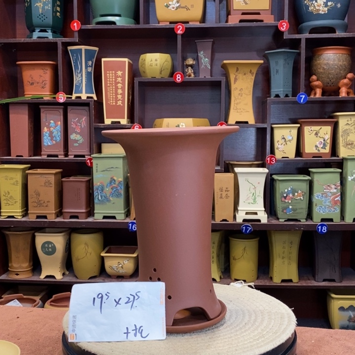 紫砂花盆紫砂花盆