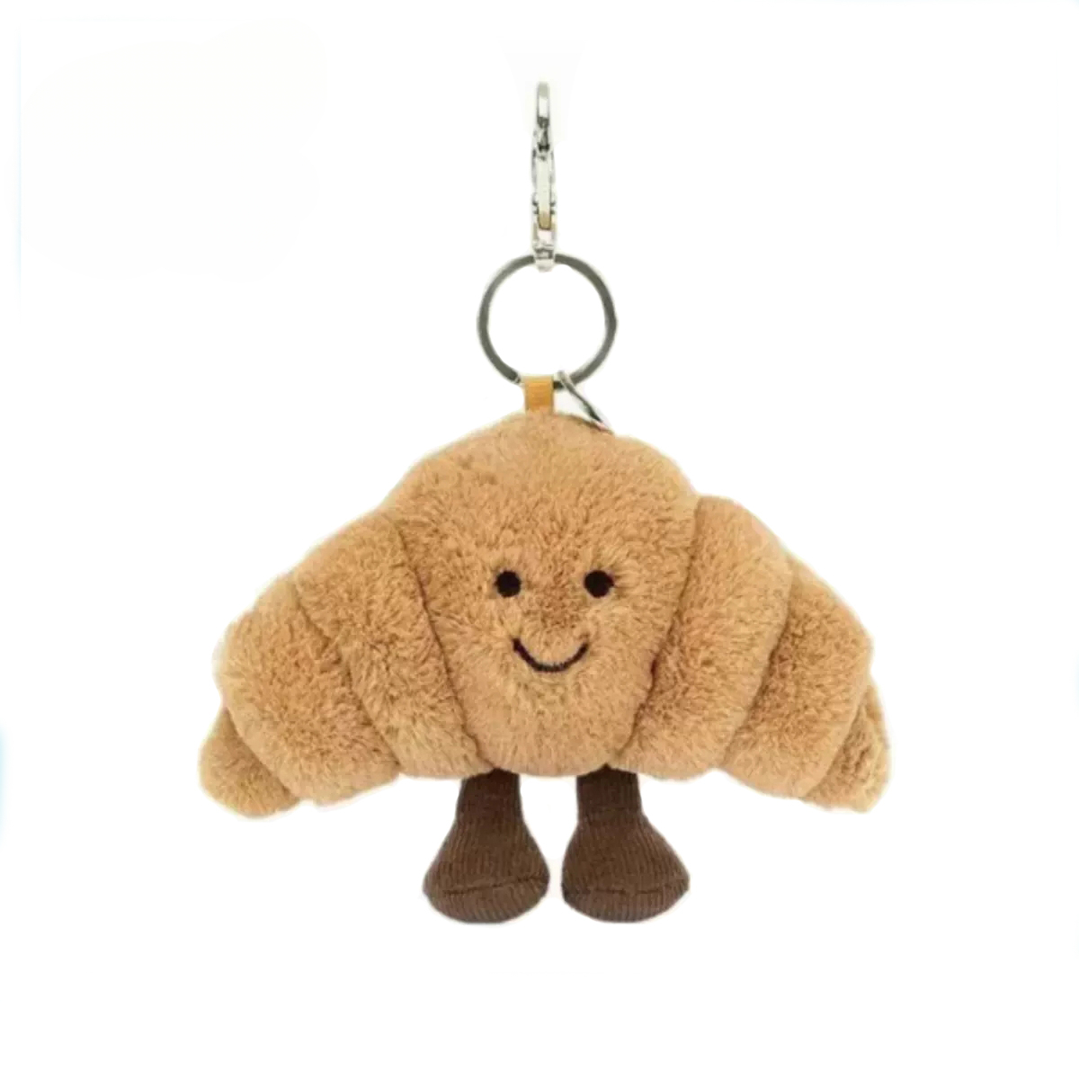 英国趣味可颂包包挂饰牛角包挂件毛绒玩偶钥匙扣送礼