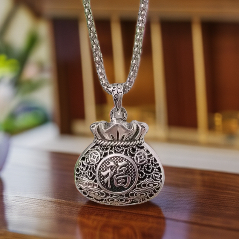 112 富贵有余大福袋项链