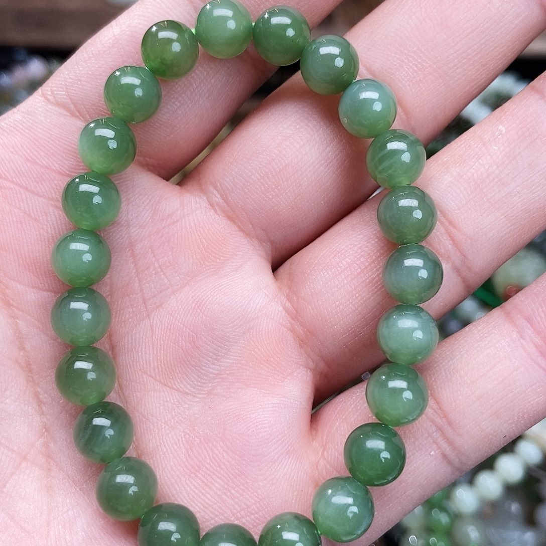 和田玉手链未镶嵌