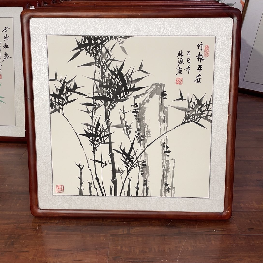 国画带框尺寸63*63厘米