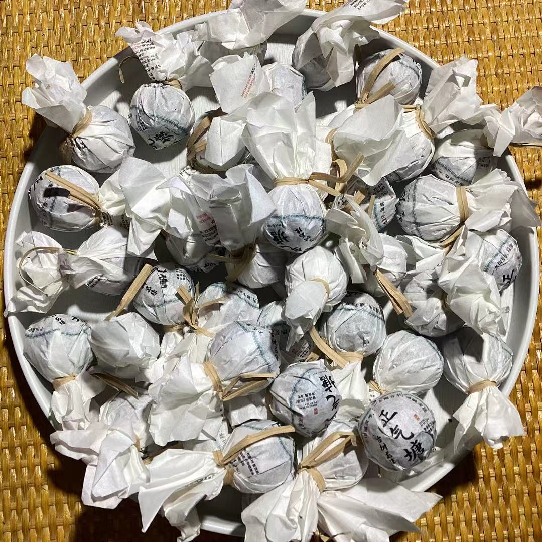 [茶农一手价]25-1214 009号 2023年正气塘古树混采8g/颗 生茶500g