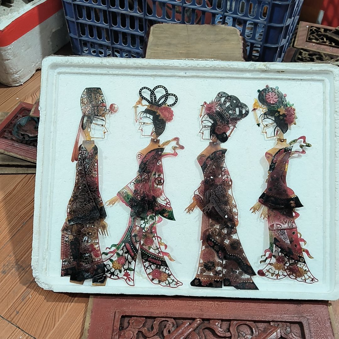 五***纷香榧木花板木雕，一物一拍