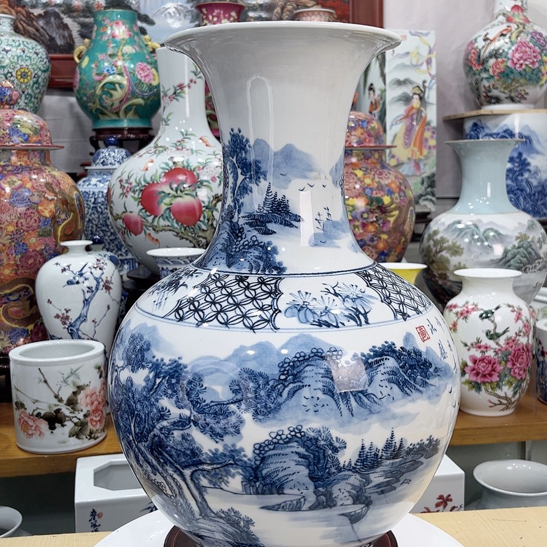 美***琼摆件景德镇的陶瓷