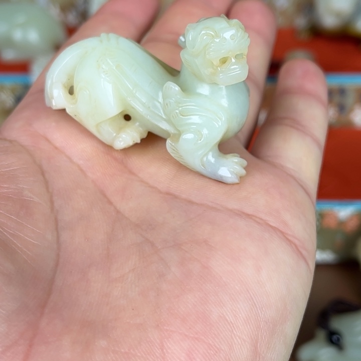 和田玉挂件未镶嵌云*