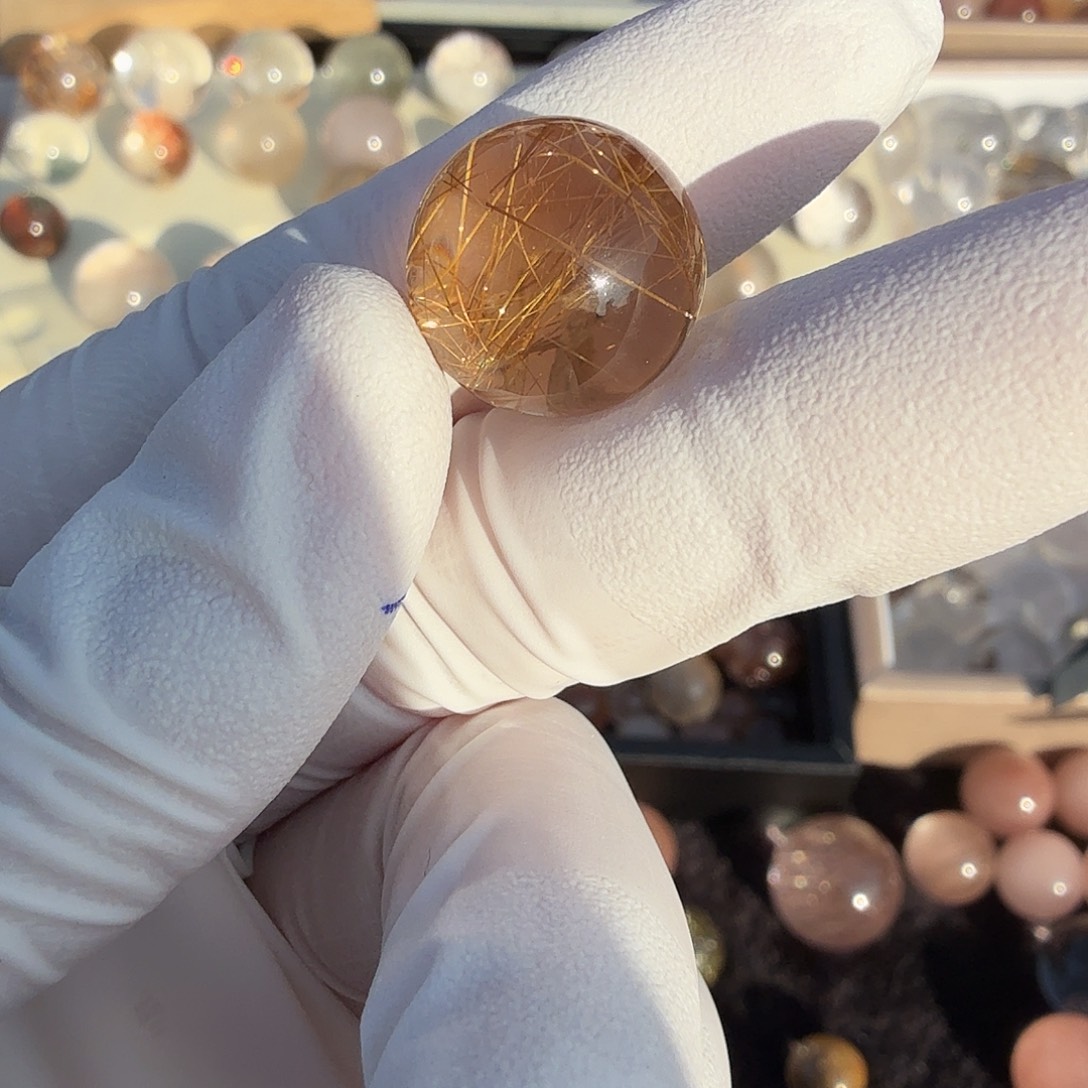 *****珠宝半成品水晶未镶嵌14.3mm定制不退换