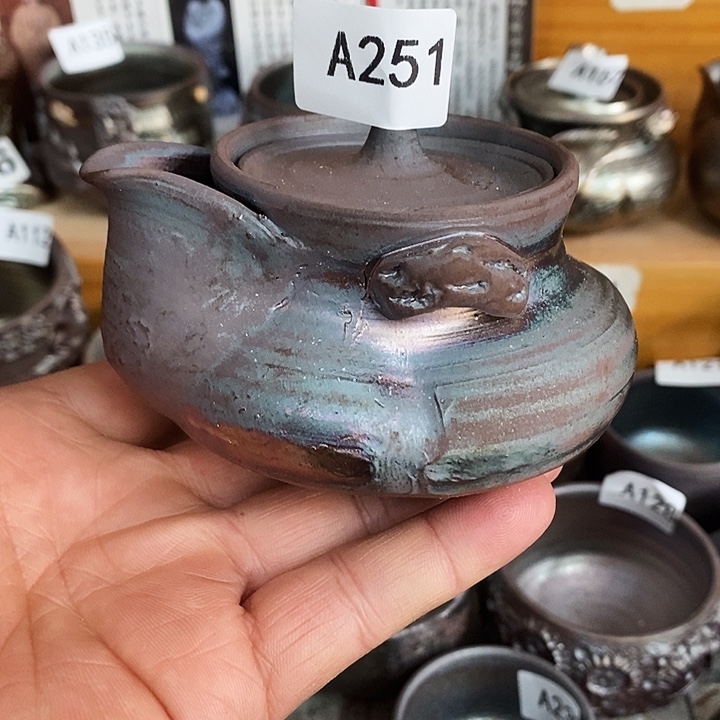 紫砂茶杯柴烧纯手工251