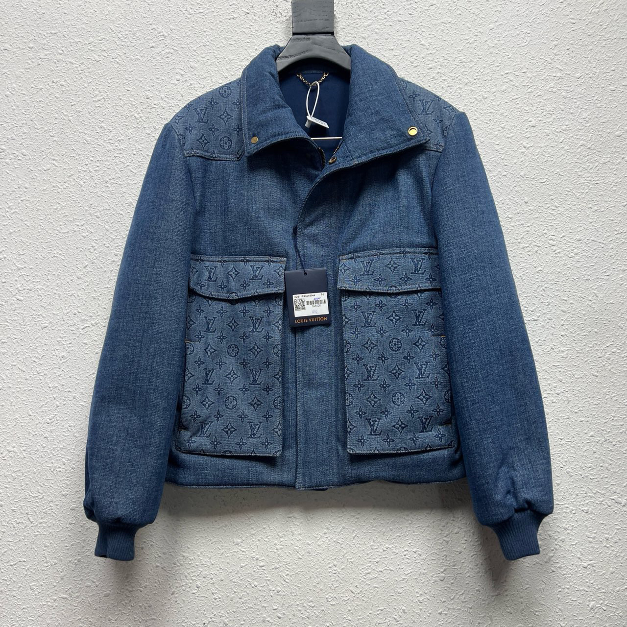 未使用 LouisVuitton/路易威登 印花牛仔外套 44码 YH15525