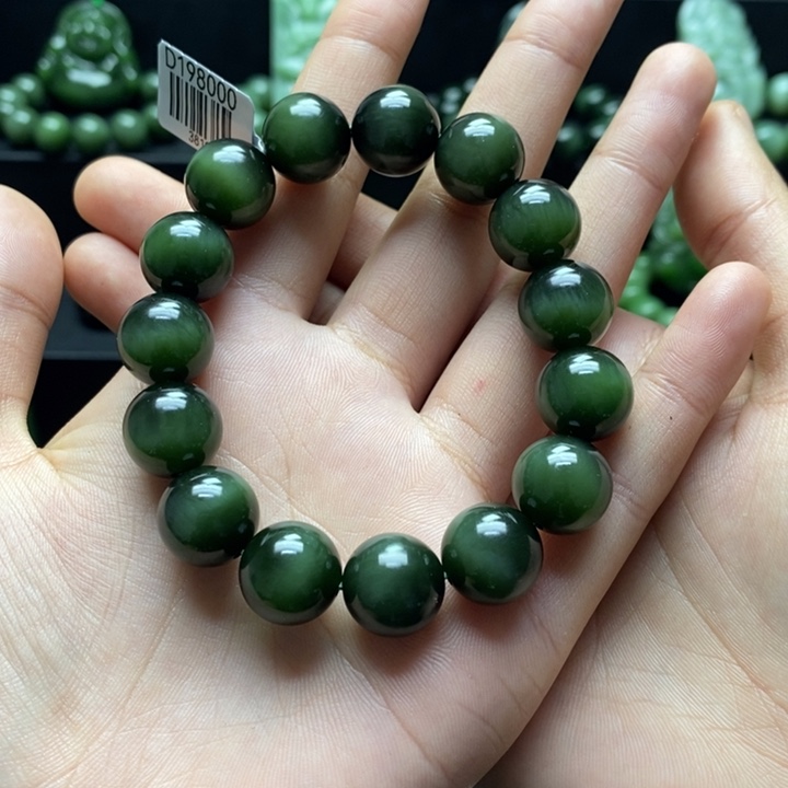 和田玉手串未镶嵌