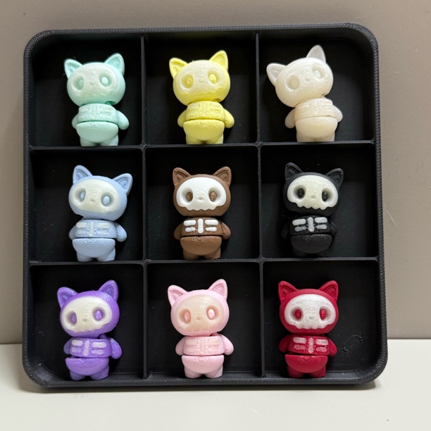 3D打印mini骷髅猫 