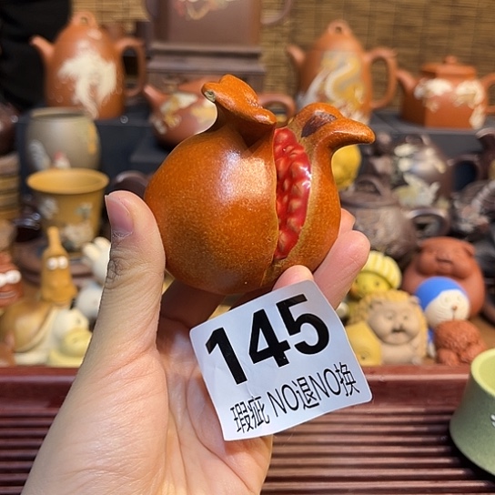 紫砂茶杯紫砂茶宠微瑕