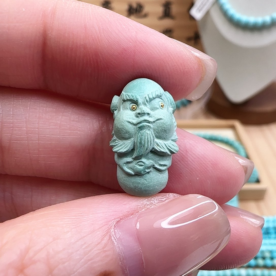 绿松石未镶嵌X 18   菜籽钟馗卡19