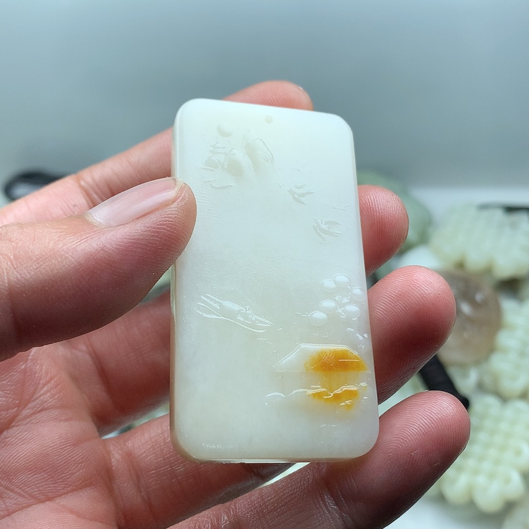 和田玉挂件未镶嵌